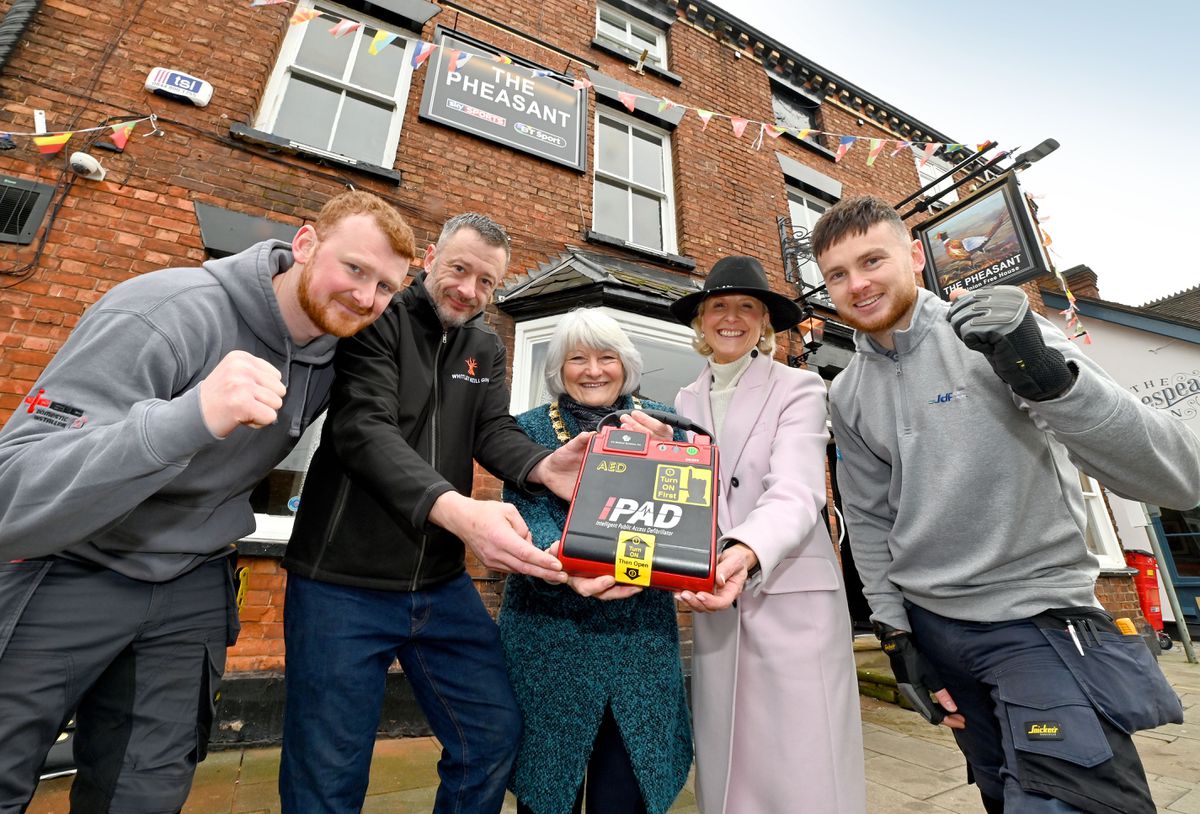 Community defibrillator installed in Newport thanks to council and town pub